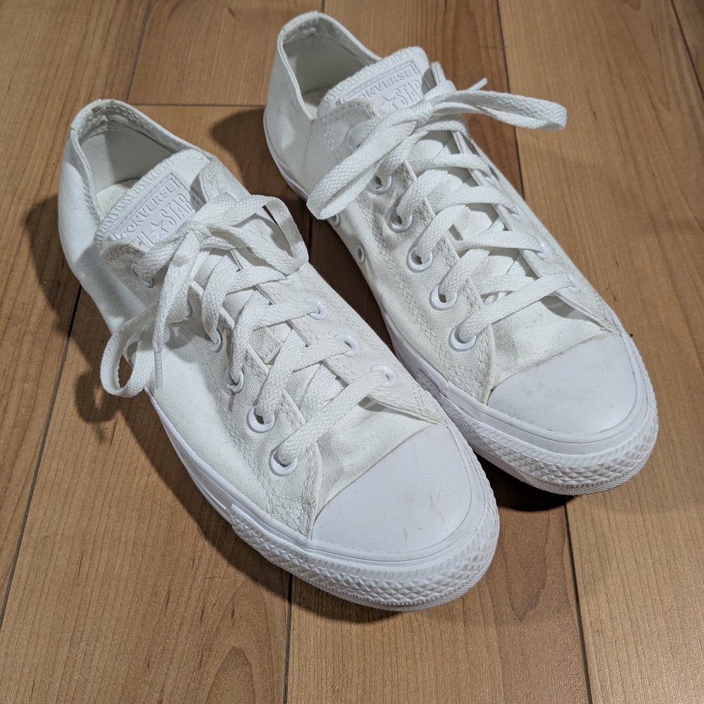 White Low-Top Sneakers